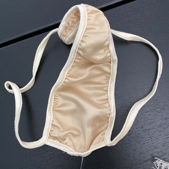 Cream / Off-White Color Lace Teddy with Ribbon Bow - S - Picture 7 of 14